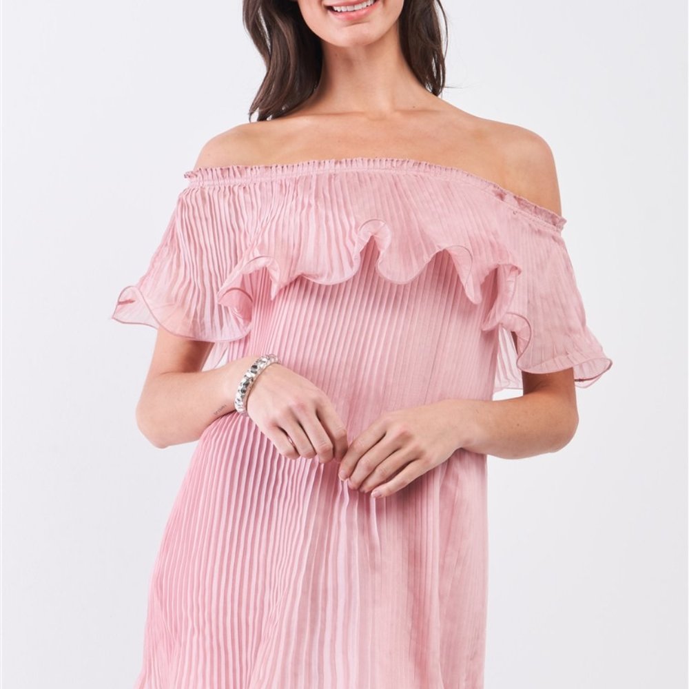 FRILLS AND FAIRY TALES RUFFLED MINI DRESS - Picture 2 of 5